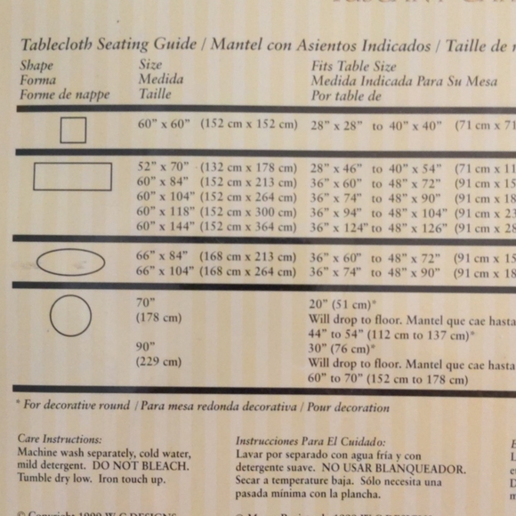 Table cloth - Picture 4 of 5